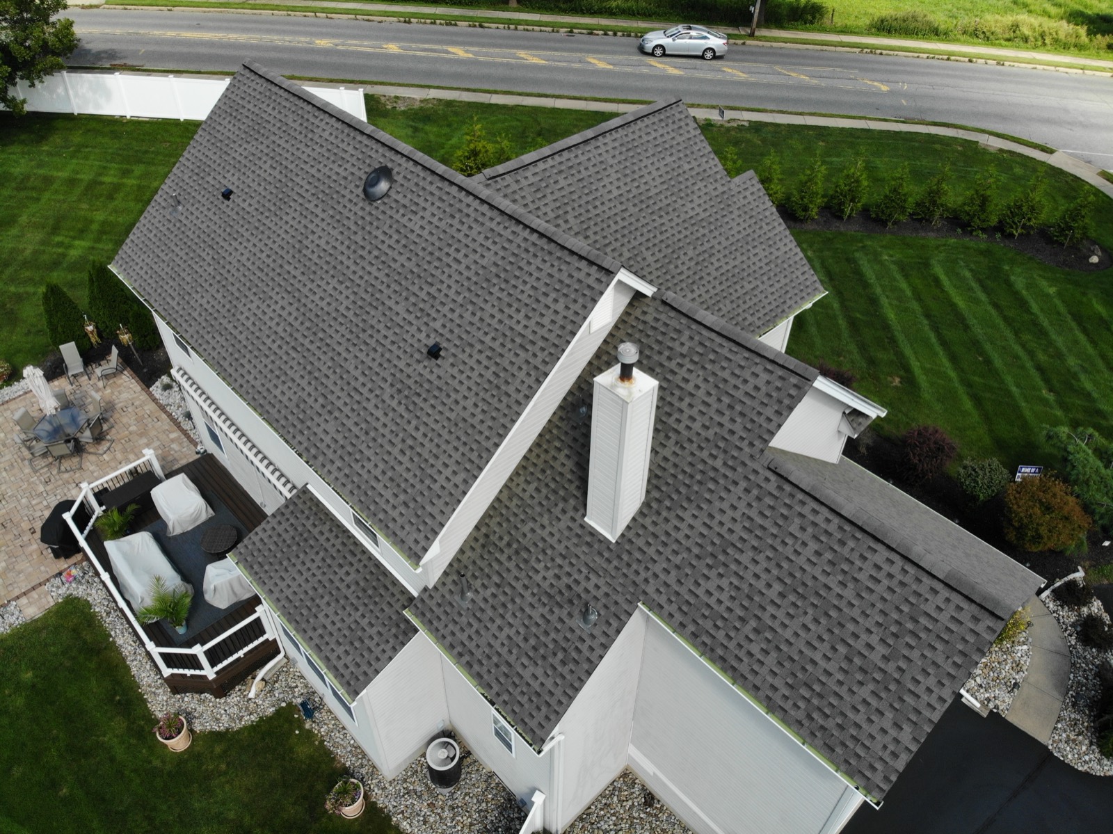 Home with a new roof by Alte Roofing